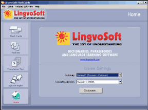 Screenshot of LingvoSoft FlashCards French <-> Russian for Windows 1.5.10